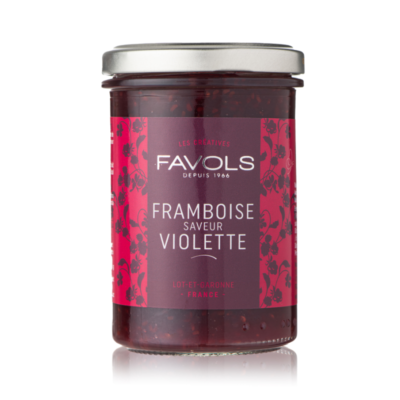 Confiture artisanale Framboise Violette - Le Mas des Confitures