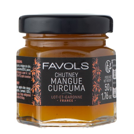 Favols - Chutney de Mangue Curcuma 50g