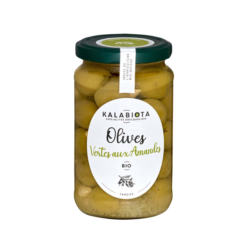 Kalabiota - Olives vertes farcies aux Amandes